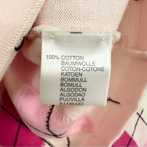 Burberry Argyle Plaid Pink Sweater Mean Girls - Picture 10 of 11